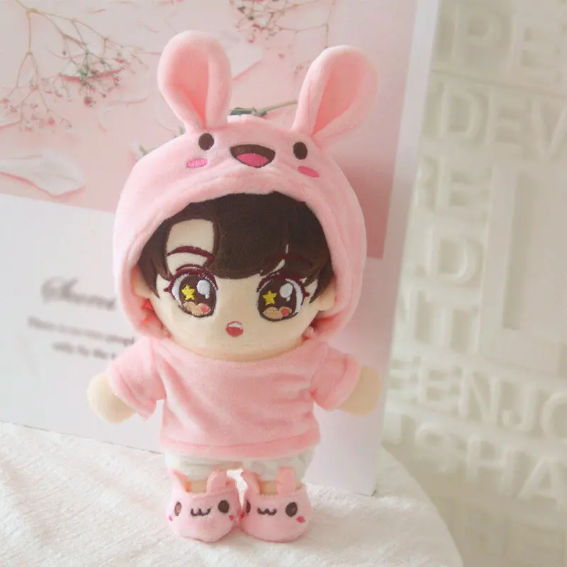 Одежда с кроликом, штаны, 20 см, костюм, 20 см, одежда для малышей, exo love bean, кукла, шляпа, обувь, кукла, аксессуары для кукольной одежды