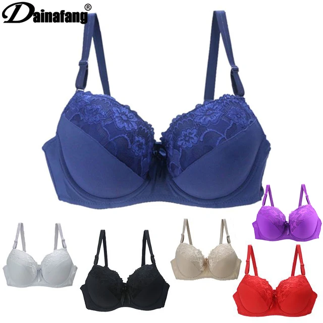 BCDE tasse soutiens-gorge Sexy dentelle Massage dames Push Up brassière florale femme lingerie à armatures femmes sous-vêtements 1
