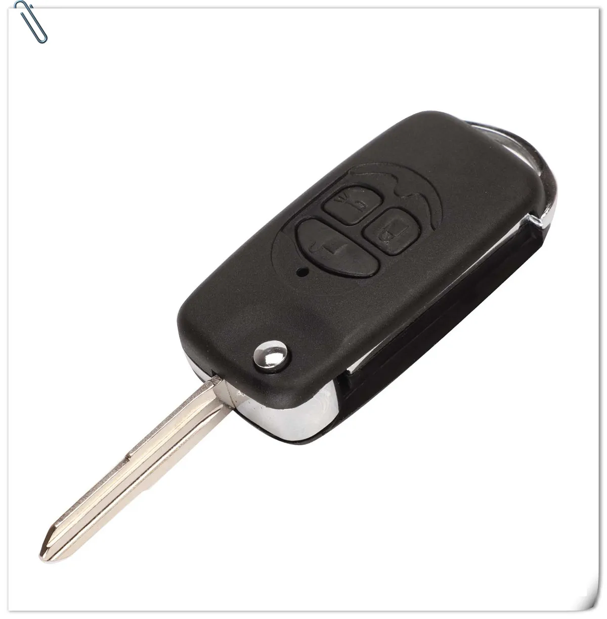 Keyforkess 10 pz/lotto modificato pieghevole Shell chiave a distanza per Chevrolet Buick Excelle 2005-2018 HRV 3 pulsanti caso della copertura chiave dell'automobile - H5124fea2c61e43b69bc4023bd97cc0bbv