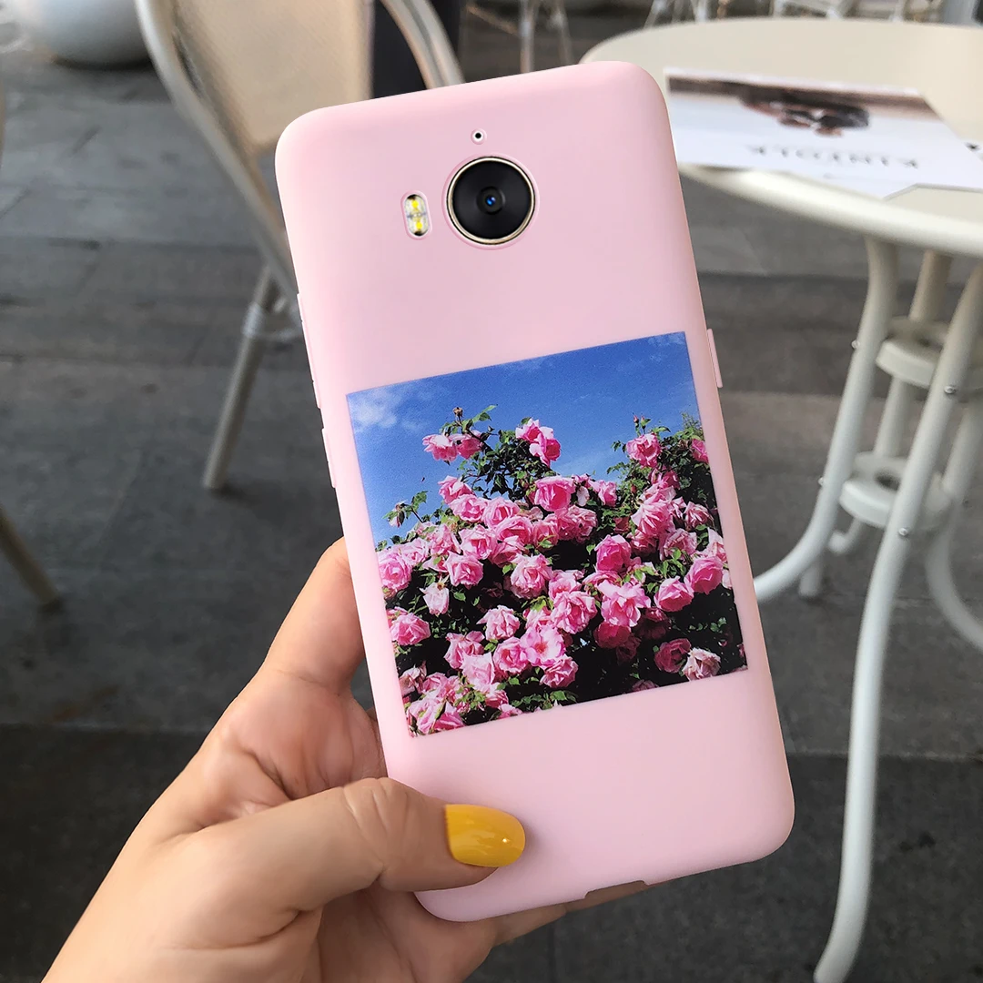 Coque pour Huawei Nova Young 4G MYA-L11 - Y6 2017 5.0" Étui de téléphone portable Red