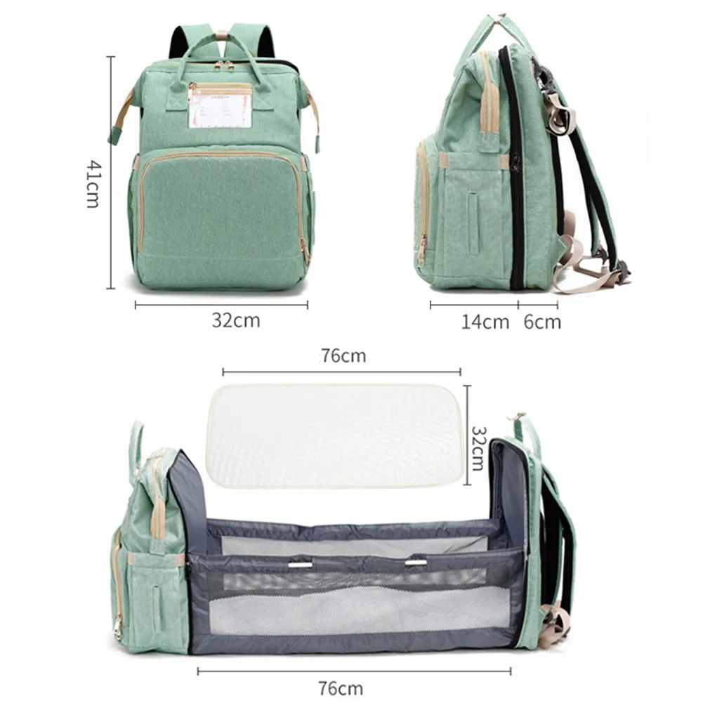 Portable Diaper Bag Baby Travel Backapack Baby Bed Diaper Changing Table Pads For Mom Dad Baby Portable Diaper Bag Baby Travel Backapack Baby Bed Diaper Changing Table Pads For Mom Dad Baby