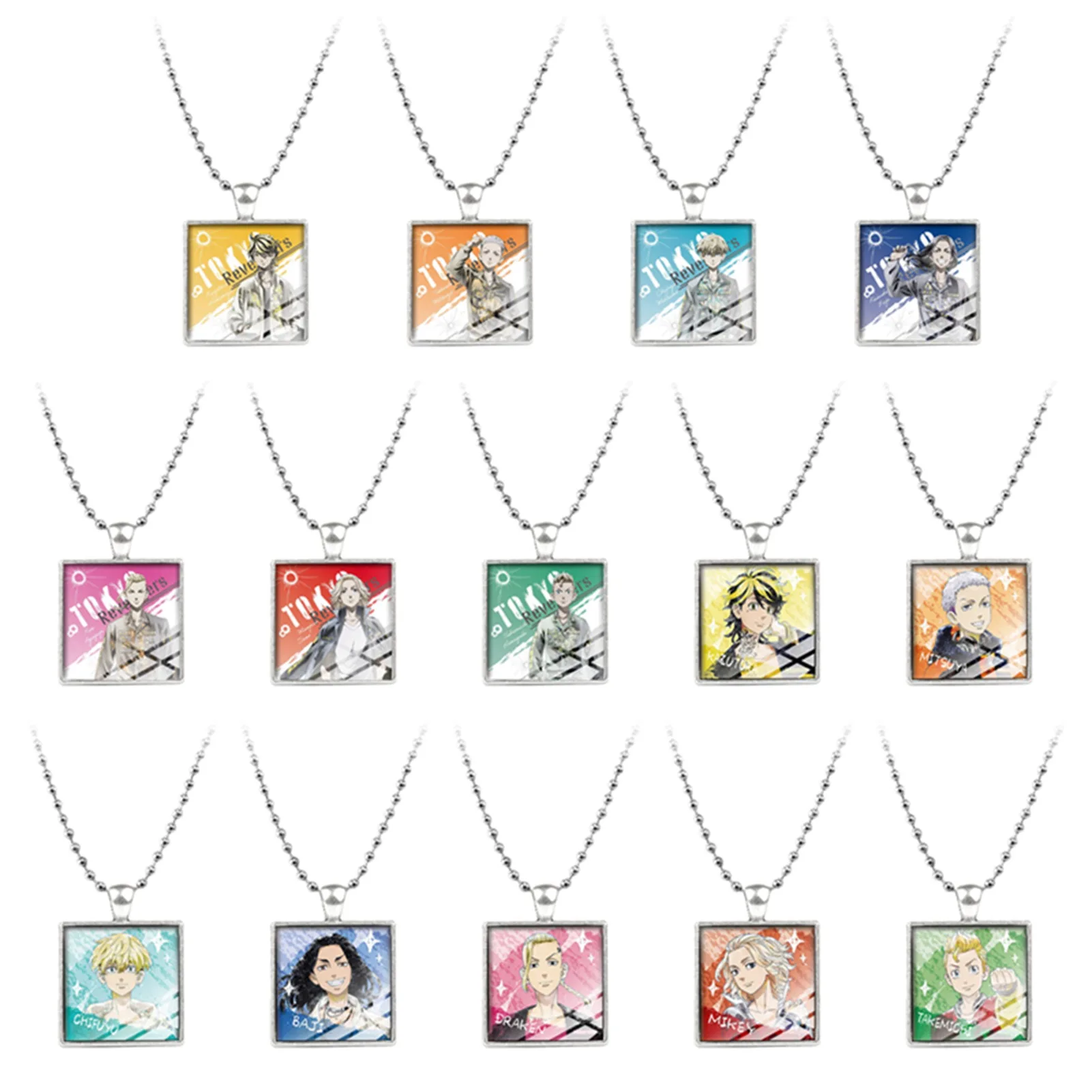 Japanese Anime Tokyo Revengers Necklace Pendant Chain Necklaces Cosplay Jewelry Accessories