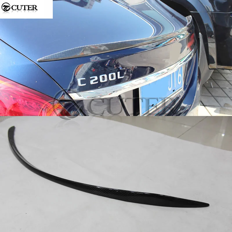 

W205 C63 Amg Style Carbon Fiber Rear Wings Trunk Lip Spoiler for Mercedes-benz W205 C300 C180 C200 C63 Original Style 2015-up