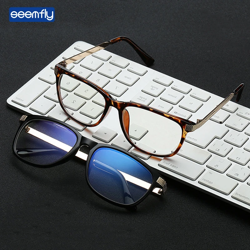 Оправа унисекс для очков Seemfly металлическая простая винтажная чтения при