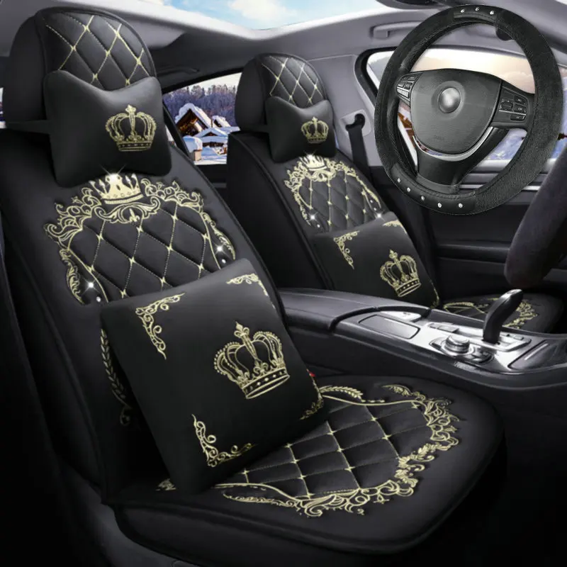 Full Cover Winter Plush Car Seat for audi a5 sportback b9 a6 c5 c6 c7 4f avant allroad a7 q3 q5 q7 s3 | Автомобили и мотоциклы