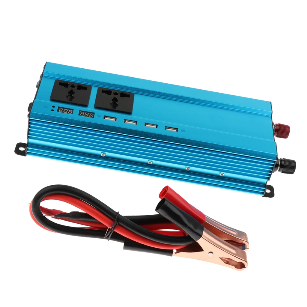 Фирменная Новинка прочный Мощность инвертор Дисплей 24V DC 220V переменного тока синусоида преобразователь