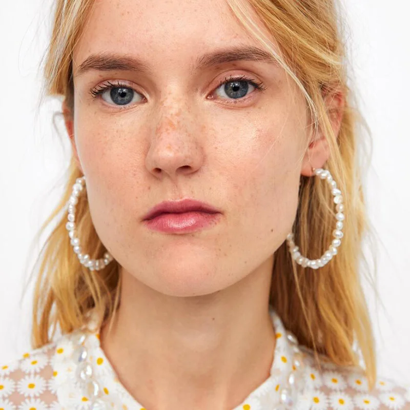 Модные ювелирные изделия ручной работы серьги из культивированного ...