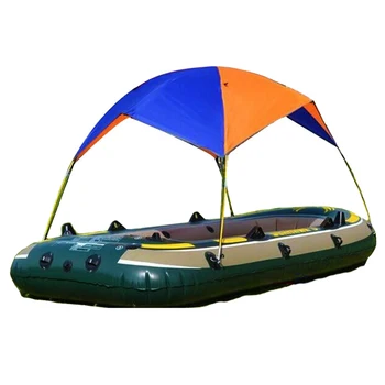 

Waterproof Folding Inflatable Kayak Awning Two-Person Surf Boat Tent Portable Fishing Sun Shade Shelter Canopy Beach