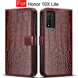 Luxury Flip Leather Magnetic Book Cover for Smartphone - Elegant and Protective (Deep Brown)
