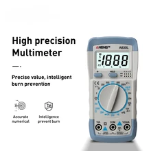 

LCD Digital Multimeter A830L AC DC Voltage Diode Freguency Multitester Current Tester Luminous Display with Buzzer Function