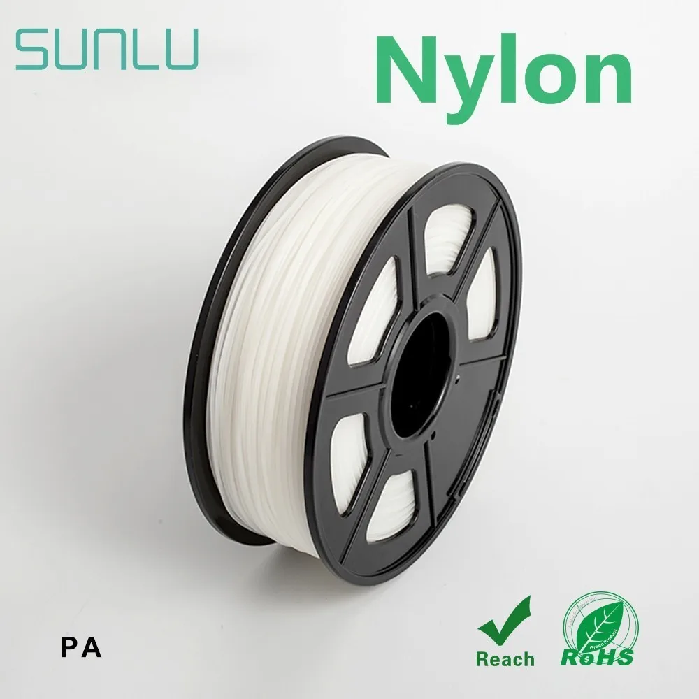 

PA Nylon V2 Filament For 3d Printer 3.00mm 1KG With Spool High Toughness Sublimation Blanks Printing Lampshade
