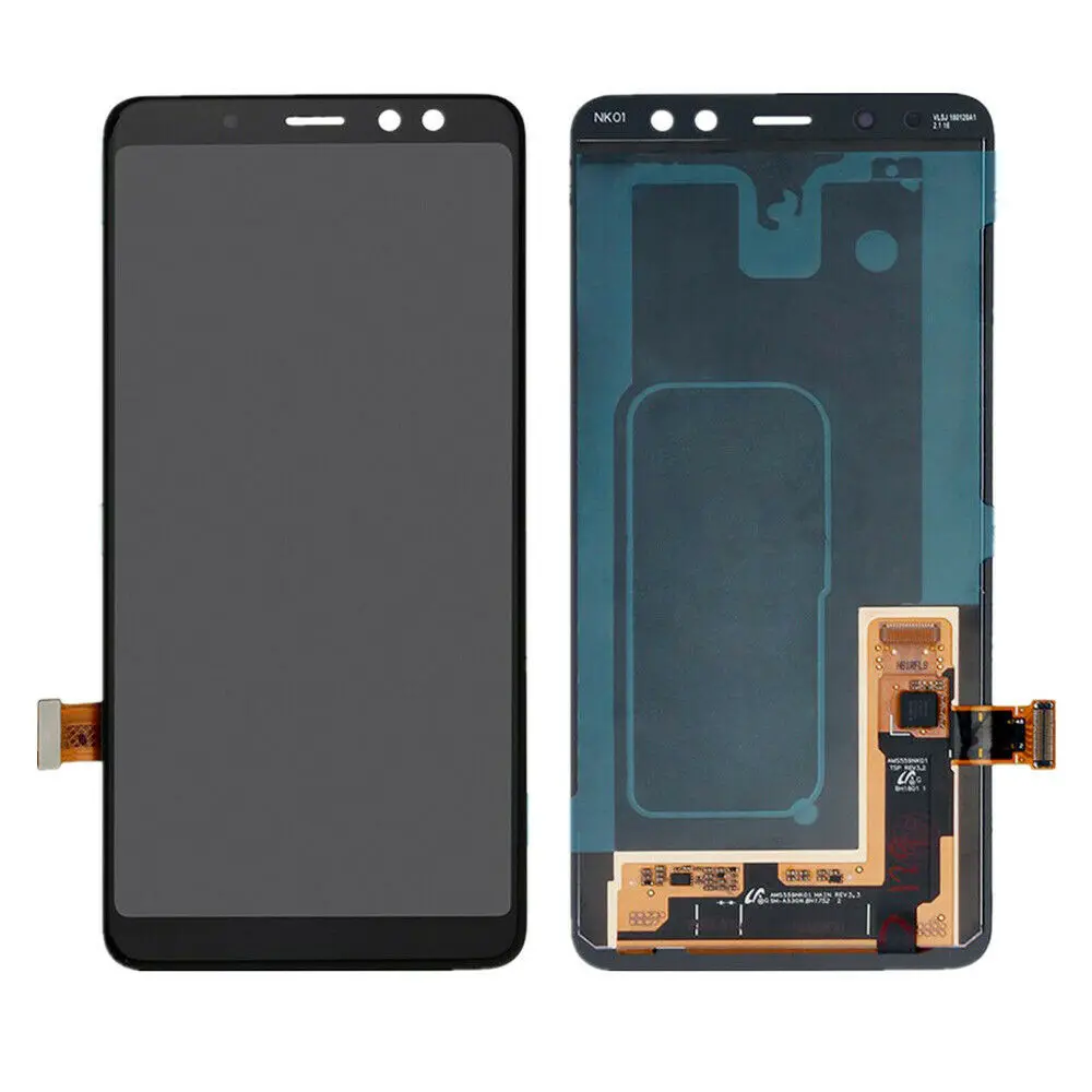 

for Samsung Galaxy A8 2018 SM-A530 Black Color Original AMOLED LCD and Touch Screen Assembly