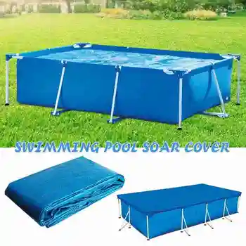 

1.85x1.5/2.85/3.85m Swimming Pool Cover Cloth For Outdoor Villa Garden Large Size Square Ground Dustproof Sun Shade Cloth Mat