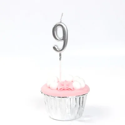 Свечи для торта с днем рождения, украшения для дома, аксессуары, свечи для торта, мерцающие и блестящие вечерние украшения для торта - Цвет: number 9