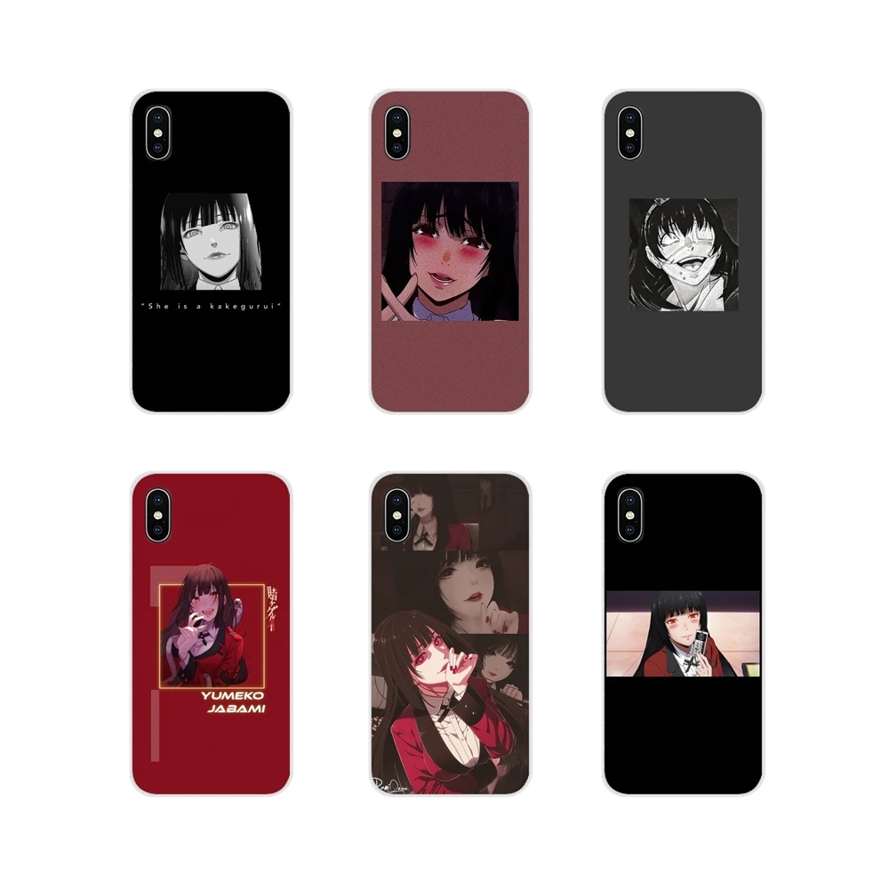 Accessories Phone Shell Covers For Xiaomi Redmi Note 3 4 5 6 7 8 Pro Mi Max Mix 2 2S Pocophone F1 Manga Kakegurui anime | Мобильные