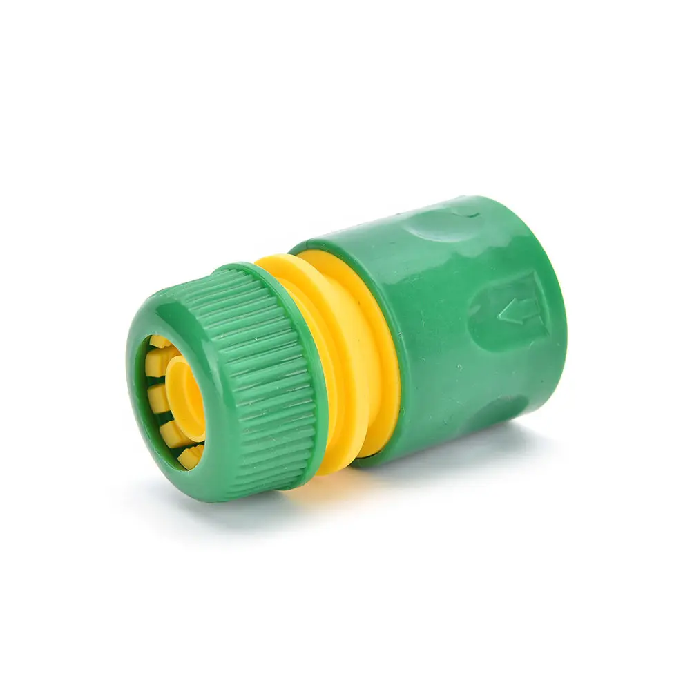34mm 1/2" Hose Pipe Fitting Set Quick Yellow Water Connector Adaptor Garden Lawn Tap Water Pipe Connector Drop Shipping