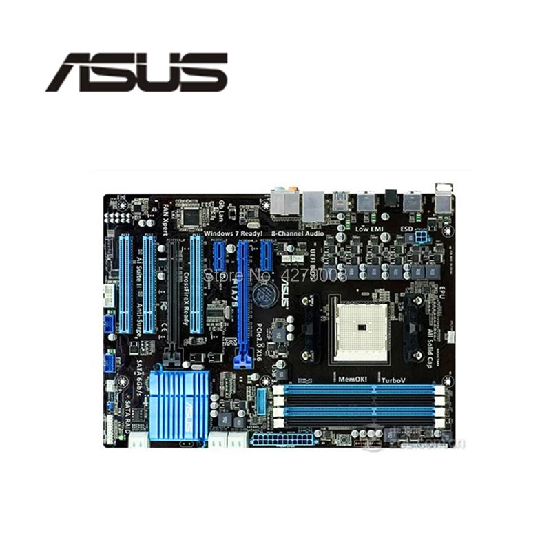 Разъем FM1 USB3.0 SATA3.0 для ASUS F1A75 оригинальный б/у настольный компьютер AMD A75