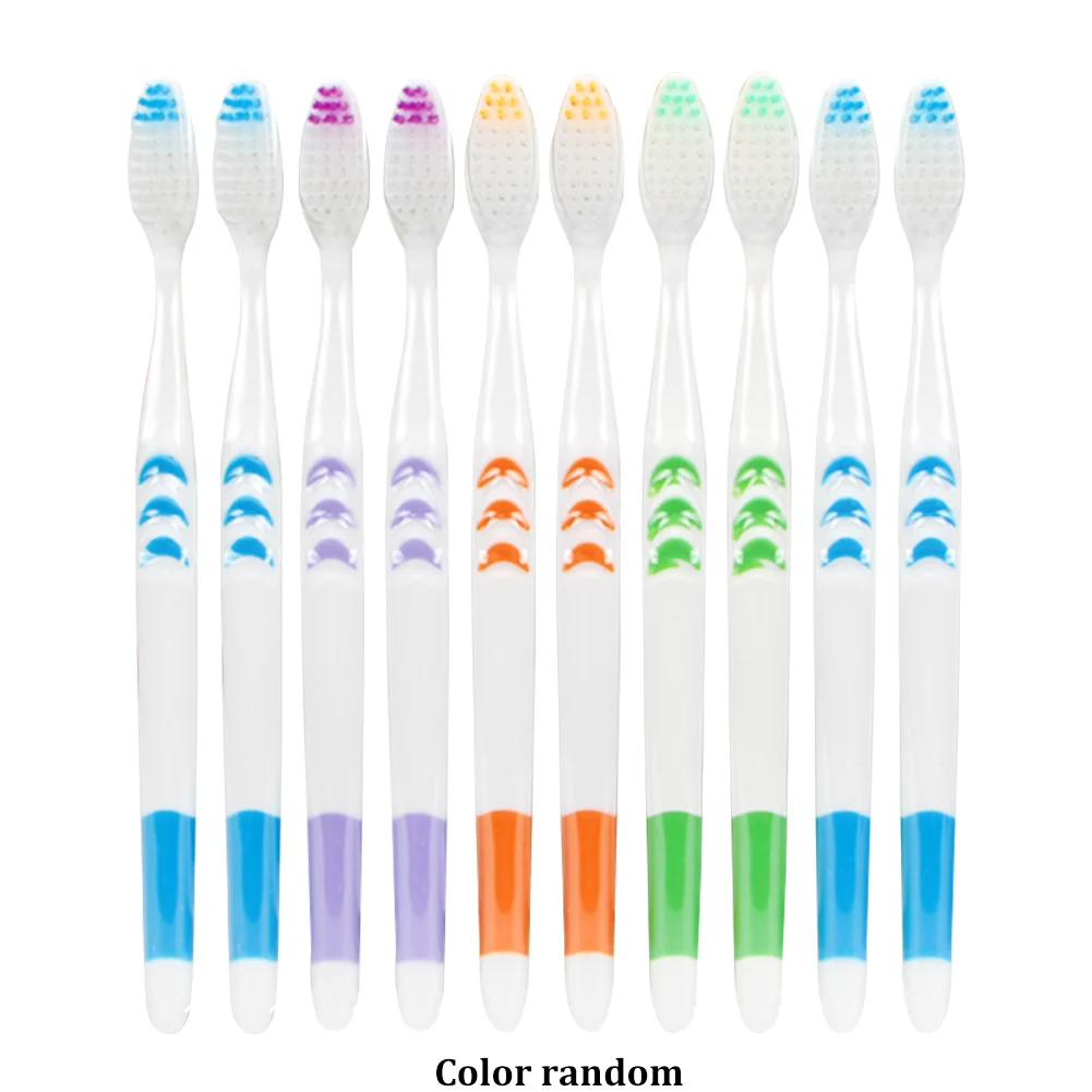 10 шт./компл. мощный пятна Портативный антибактериальные Рот чистым свежее дыхание мягкие игрушки для взрослых Нескользящие Зубная щётка для личного