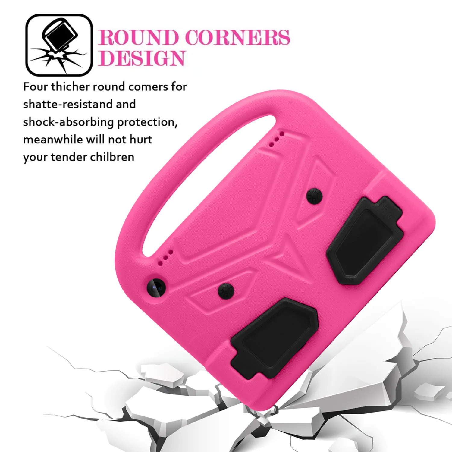 Kindersichere EVA-Hülle für Kindle Fire HD10 HD 10 2021 2019 2017 Cover Funda Tablet-Hülle für Fire7 2022 2015 HD8 Plus 2020_voghion.com
