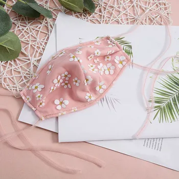 

2020 Washable Reusable flowers Pattern Face Mask 3D Cloth Dust proof Women Men Mouth Masks Unisex Korean maschere mascatillas