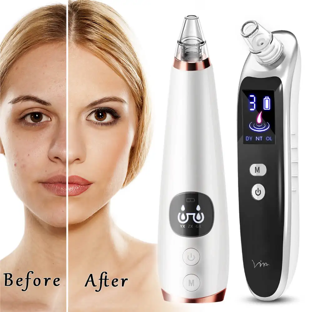 

Adult Blackhead Acne Remover Vacuum Cleaner Face Skin Care Extractor Pore Nose Lift Aseptic No scars Suction Removal Massage 50