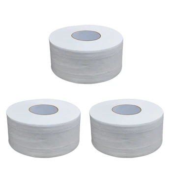 

3 Rolls of Household Roll Paper Toilet Paper Household Toilet Paper Hotel Toilet Paper Towel Roll