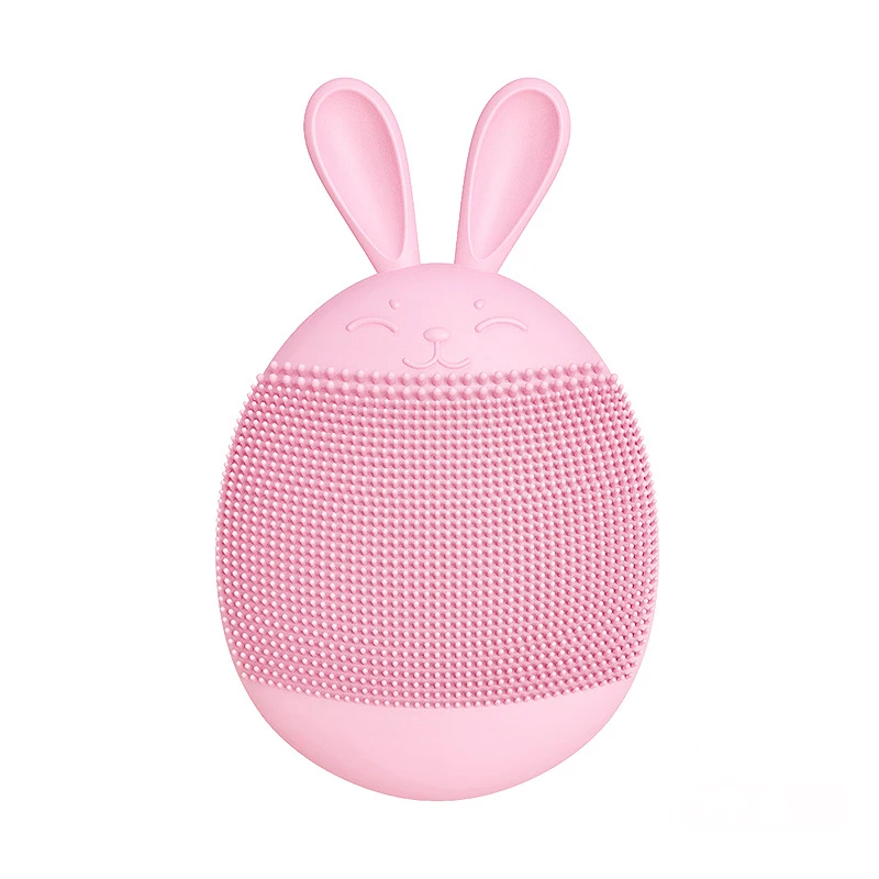 pink 3 Очищающая щетка для лица силиконовая электрическая Очищающая машина для лица массажное средство для удаления черных точек уход за кожей скруббер Глубокая чистка пор - Цвет: pink 3
