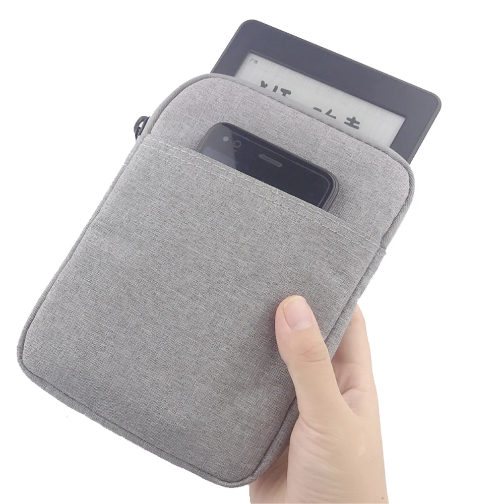 Zipper Sleeve Bolsa Case para Kobo Libra Kobo Libra H2o Ebook Capa Estéreo 2023 f7
