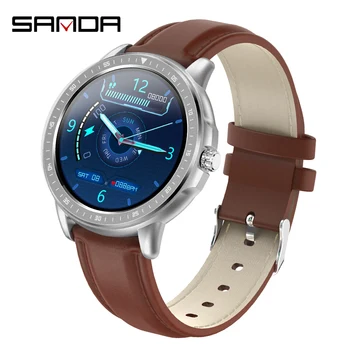 

Fashion Sanda Cf19 Smart Watch Men Ip68 Waterproof Heart Rate Fitness Tracker Clock For Android Ios Smartwatch Bluetooth 5.0
