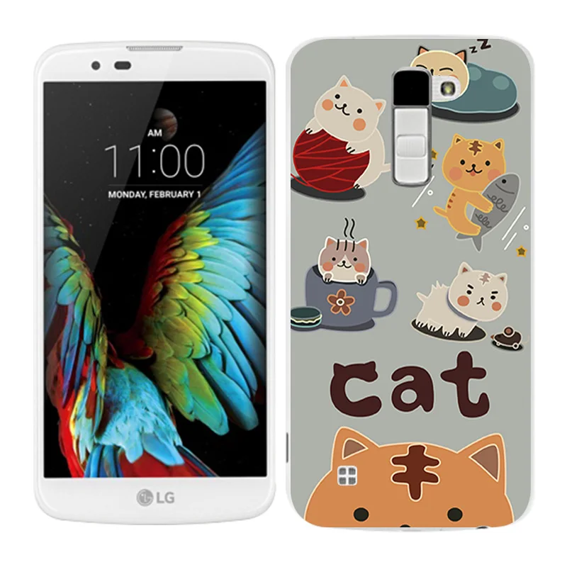Чехол для телефона LG K5 K10 LTE K4 Мягкая силиконовая задняя крышка для LG K8 K9 EU версия Prime бампер