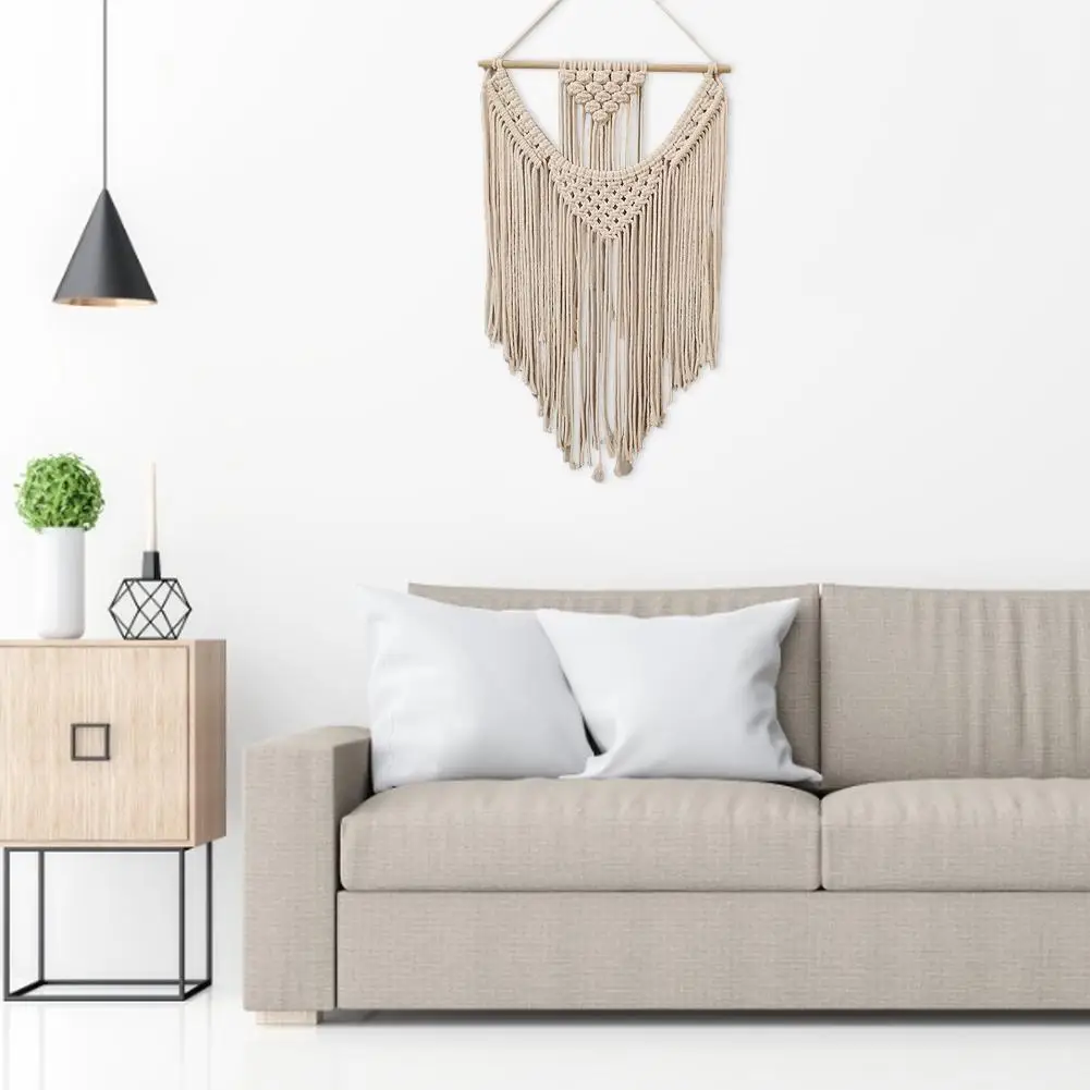 Nordic Style Hand-woven Tapestry Dream Catcher Meter Box Cover Wall Hanging Decoration For Living Room Bedroom