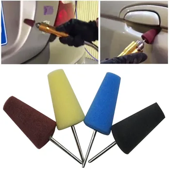 

Useful Burnishing Sponge Cone Metal Polishing Foam Cone Pad Buffing Polishing Ball For Car Wheel Hub Clean Care Maintenance Tool