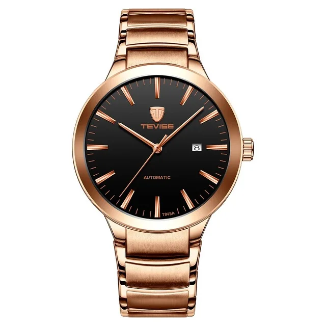 TEVISE Топ бренд Automatico Relogio Masculino роскошные механические часы для мужчин Tourbillon часы с каркасом военные мужские часы подарки