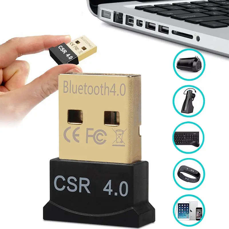 Беспроводной usb адаптер Bluetooth V4.0 CSR 4 0 ключ музыкальный приемник звука передатчик