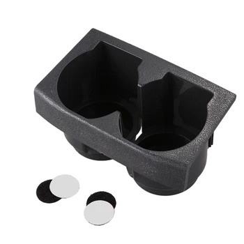 

Car Front Center Console Dual Water Cup Holder Insert Black 68430-VB100 for Nissan Patrol Early GU Y61