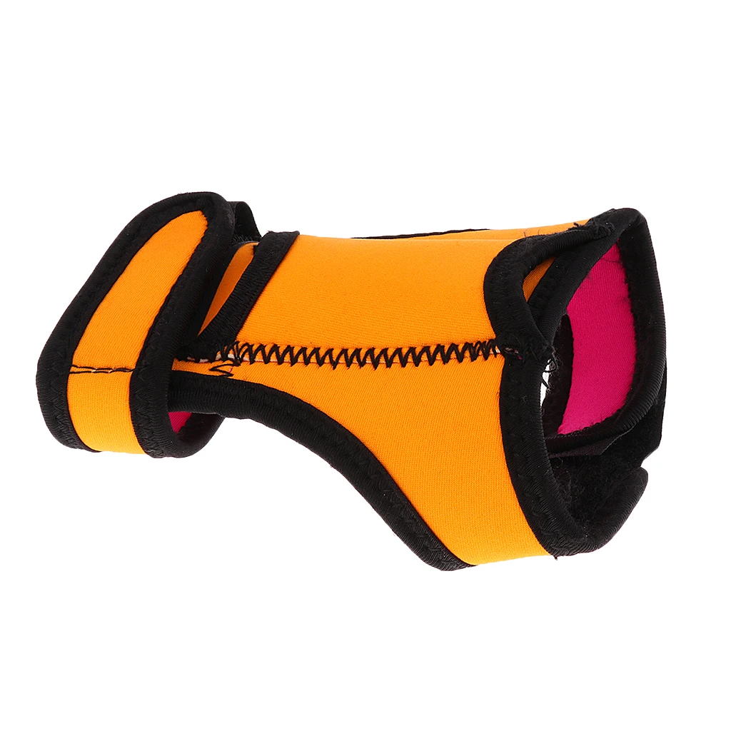 Открытый подводный Электрический фонарик для дайвинга держатель мягкая рука/крепление на руку для охоты кемпинга пешего туризма скалолазания - Цвет: Orange