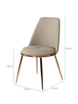 

Simplicity Dining Chairs Iron Art Golden Ins Restaurant Chair Makeup Chair Cafe Chair Metal Sandalye Living Room Furniture