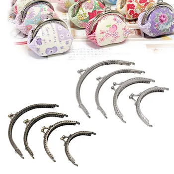 

Frame Kiss Clasp Lock Retro Metal Flower Purse Bag DIY Craft Bronze Silver 1PC 63HC