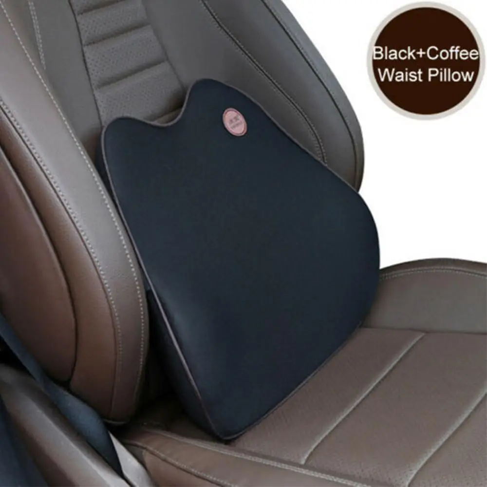 Подушка для сиденья, подушка для автомобильного сиденья, офисное кресло, поясничная поддержка, низкая боль в спине, Корректор осанки, корректор, пена с памятью