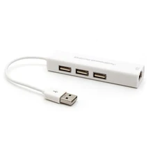 USB для Ethernet адаптер USB Ethernet с 3 портами usb-хаб 2,0 RJ45 Lan сетевая карта для Mac iOS Android PC RTL8152 USB 2,0 концентратор