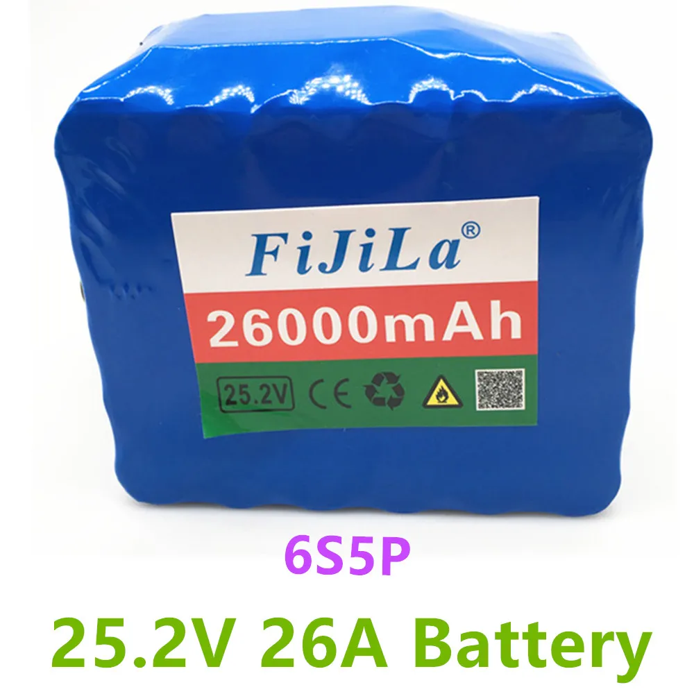 100% новый 6s5p 25 2 V 26Ah литиевый аккумулятор v 26000mAh Электрический велосипед