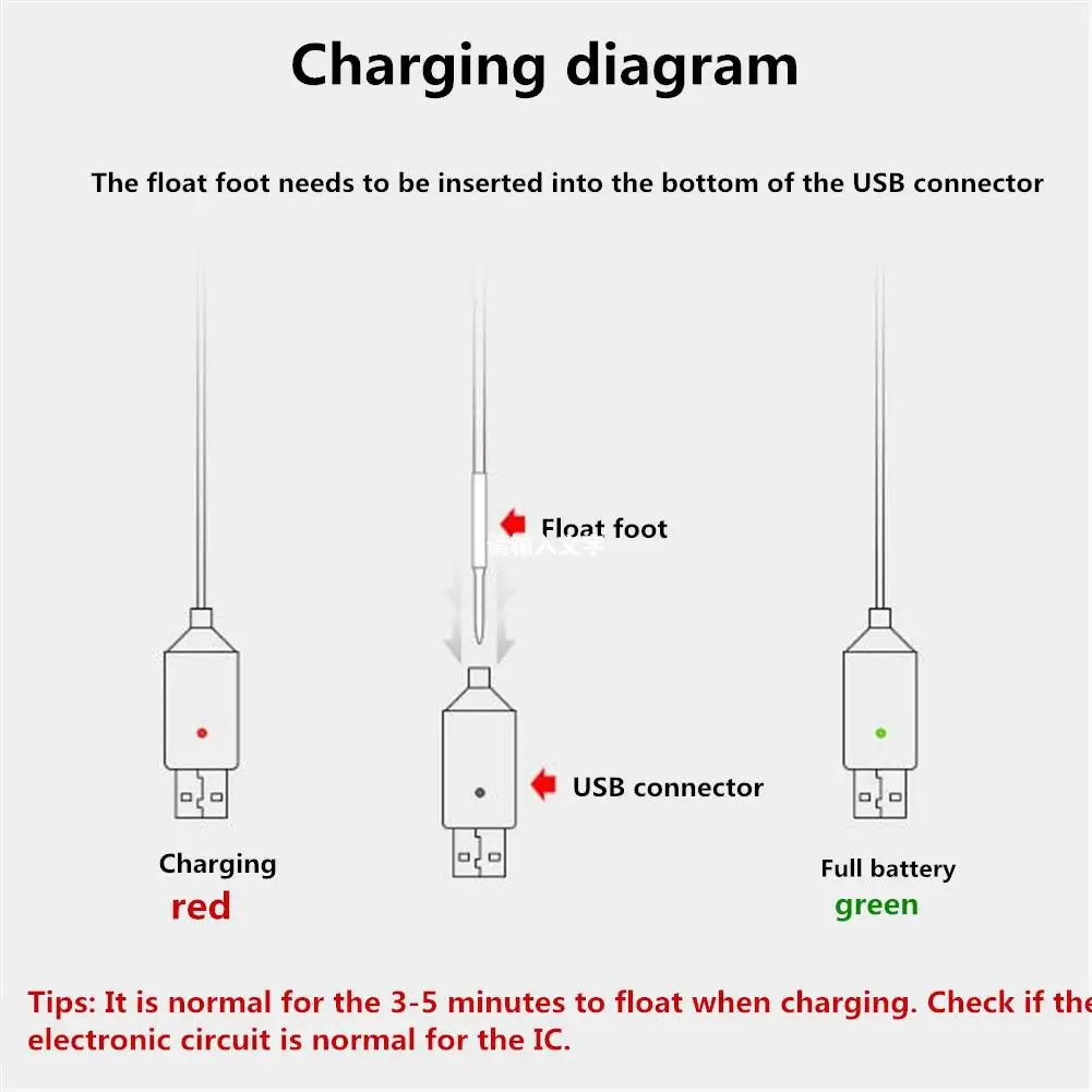 HobbyLane Электрический поплавок USB перезаряжаемые светящиеся поплавки ночные световые поплавки