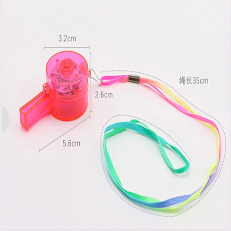 Fashion Hot Sale Gafas Led Supplies 30pcs Blinking Bar Color Whistle Light Up Funing Niose Maker Toy Cheer Props Decoration (8)