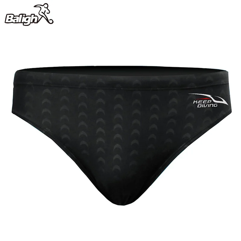 Balight-bañadores deportivos profesionales para hombre, secado rápido, piel de tiburón, bóxer de competición, pantalones cortos, traje de baño
