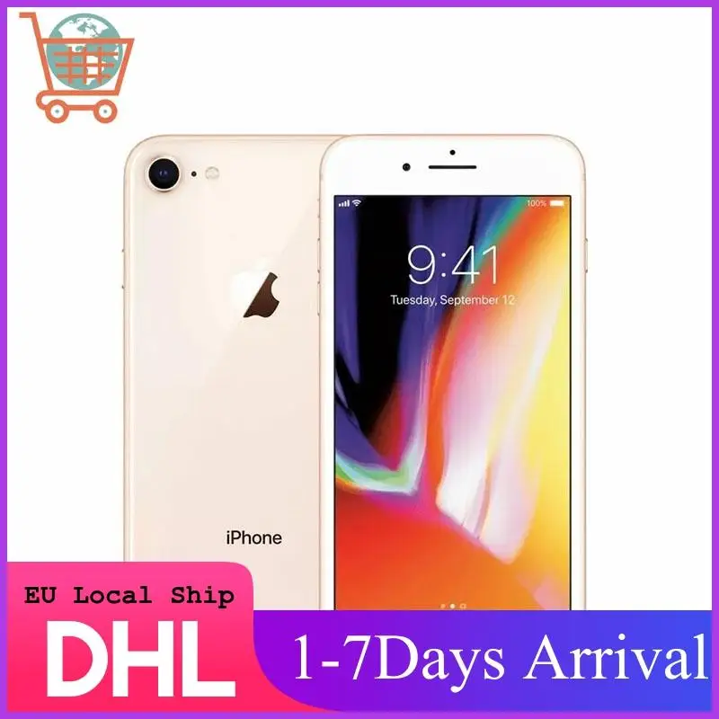 Быстрая доставка Apple iPhone 8 64 Гб/256 ГБ шестиядерный 4G LTE телефон 3D Touch ID 4 7 МП дюйма