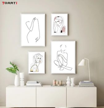 

Sexy Women Body Prints Posters Minimalist Drawing Line Canvas Painting for Living Room Bedroom Home Decor Modern Art Pictures