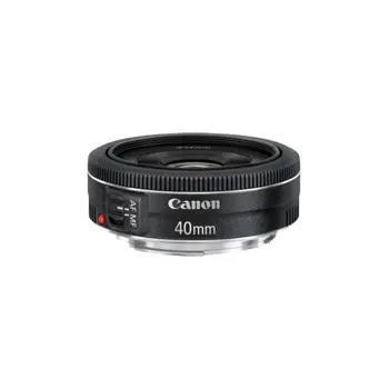

USED Canon EF 40mm f/2.8 STM Lens with UV,back and front case