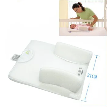 

Hot Sale Baby Anti-Roll Pillow Infant Sleep Prevent Flat Head Positioner Pillow Newborn Vent Safe Sleeping Nursing Pillow