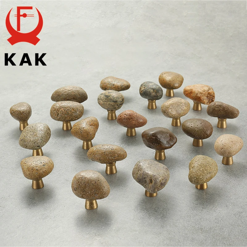 KAK Cobblestone ручки для шкафа из натурального камня индивидуальные кухонного