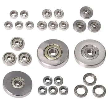 

Ball Bearings Strong Load Capacity Deep Groove Pulley Steel Wheel for Milling Cutter Scooter Shoes Medical Equipment
